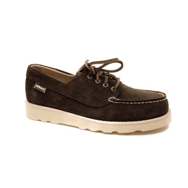scarpa con lacci sebago marrone